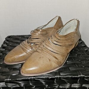 A Rider Girl Size 9 Vegan Faux Leather Flats Size US 8.5 / EUR 39
